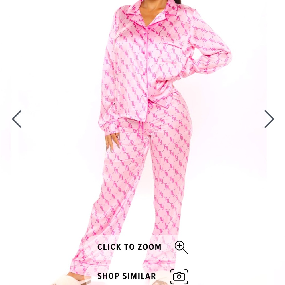 **NWT** In Your FN Dreams Satin PJ Pant Set